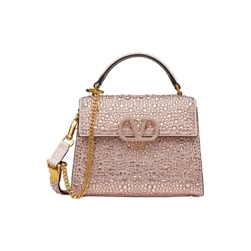 Valentino VSLING Sheepskin Crossbody Bag Mini Women's Pink