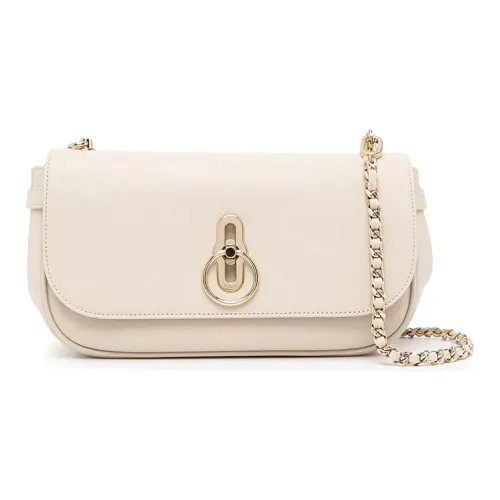 Mulberry кожа сумка через плечо женская белая