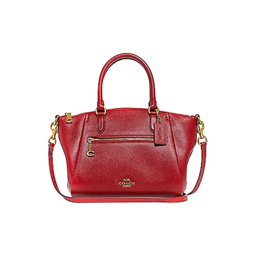 COACH Elise Кожа Сумка Сумка через плечо Сумка через плечо Средняя Женская Кирпично-красная