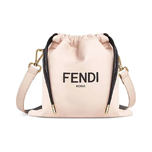 FENDI Напп Кожа Клатч Сумка Сумка через плечо Маленькая Женская Розовая
