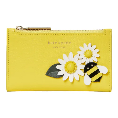 Kate Spade Кожа Кошелек Женские Желтый