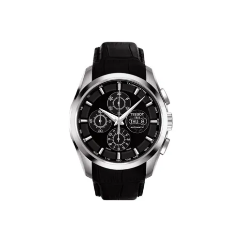 TISSOT Автоматический Механический Механизм Мужские Часы Kutu Collection 43 мм Черные