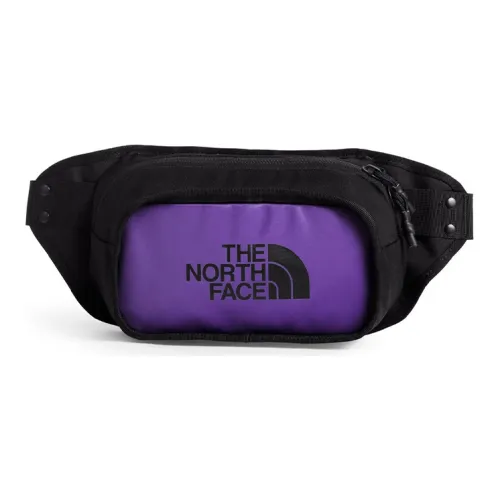 The North Face 4,3L Бананка Outdoor Сумка Нейлоновая Ткань Черный Фиолетовый Унисекс