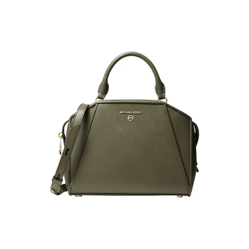 MICHAEL KORS MK Cleo Сумка через плечо из коровьей кожи сумка для женщин оливково-зеленый