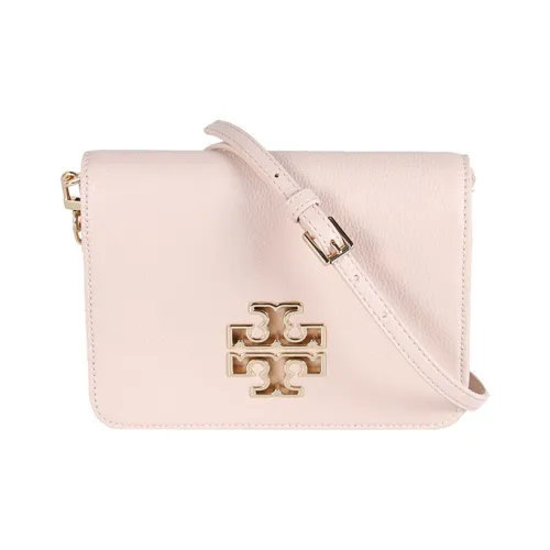 TORY BURCH Britten Коровья кожа Сумка через плечо Женская Нюдово-розовая