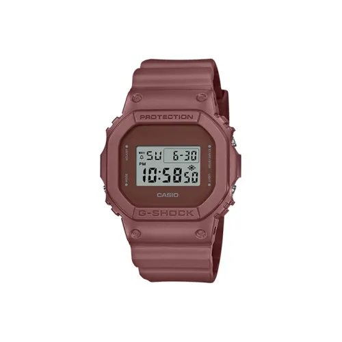 CASIO SQUAD Series Earthy Tones Outdoor Collection Кварцевый механизм Смольный ремешок Часы Мужские Красный циферблат часов