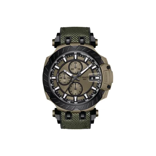 TISSOT Race Collection Механический механизм Мужские часы Часы 45 мм Кофейный циферблат часов T115,427.37,091.00