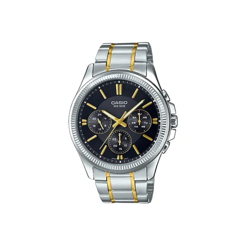 CASIO Standard Series Кварцевый механизм Часы Мужские Черный циферблат