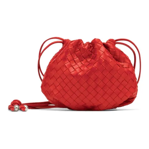 Bottega Veneta Ткань Сумка через плечо Сумка Мини Женская Chili Красная