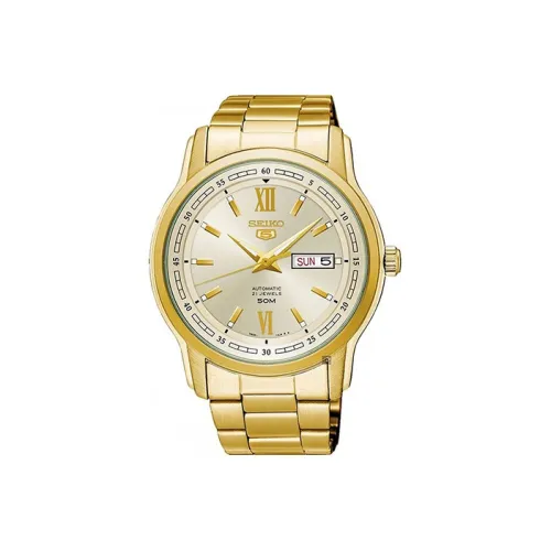 SEIKO Автоматический Механический Часы Мужской Серия 5 42 мм Золото