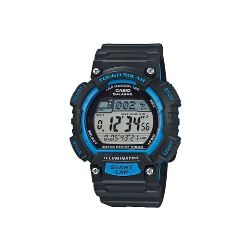 CASIO YOUTH Collection Круглый Циферблат Цифровый Отображение Кварцевый Механизм Резиновый Ремешок Часы Мужские Серый Циферблат