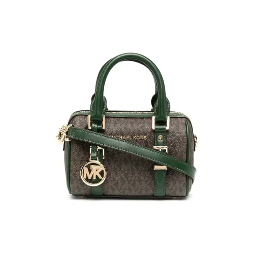 MICHAEL KORS MICHAEL KORS Handbag Collection Bedford Искусственная кожа Через плечо Сумка Мини Женская Матча Зеленый