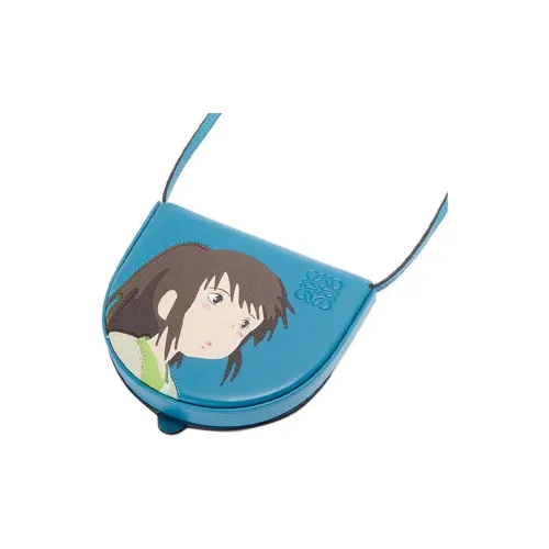 LOEWE Каблук Телячья кожа Одно плечо Ручная сумка Сумка через плечо Унисекс Reef Озерно-голубой