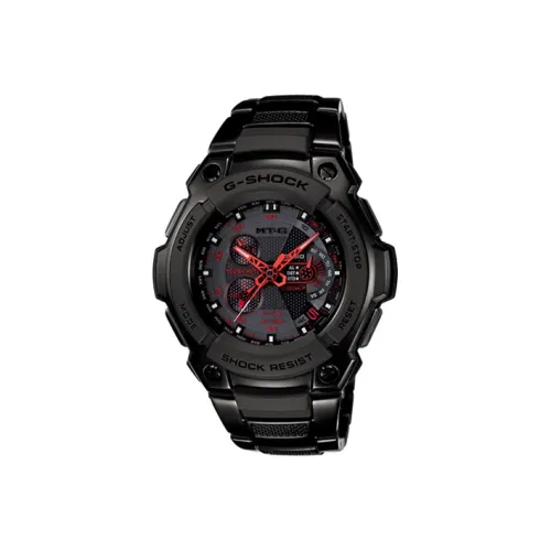 CASIO G Shock Кварцевый механизм Стальной ремешок Мужские часы Черный циферблат