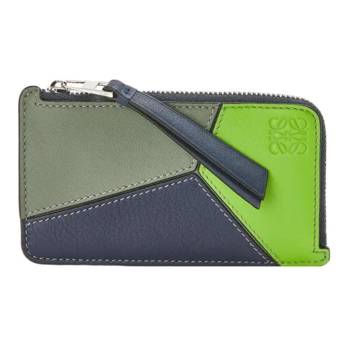 LOEWE Телячья кожа Держатель для карт Монетница Мужской Многоцветный