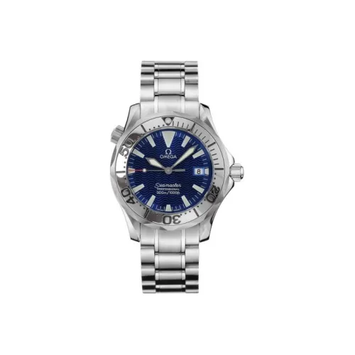 OMEGA Quartz Механизм Мужские часы 36 мм Синий