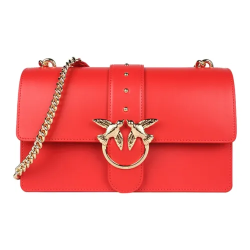 PINKO Сумка через плечо из коровьей кожи женская красная