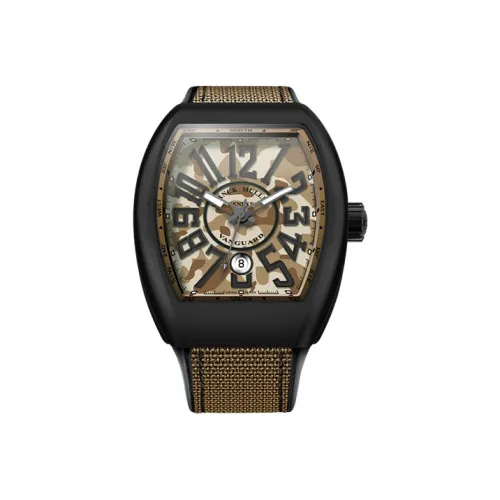 Franck Muller YACHTING VANGUARD Автоматический механический механизм Мужские часы Часы 44*53,7 мм Коричневый циферблат часов