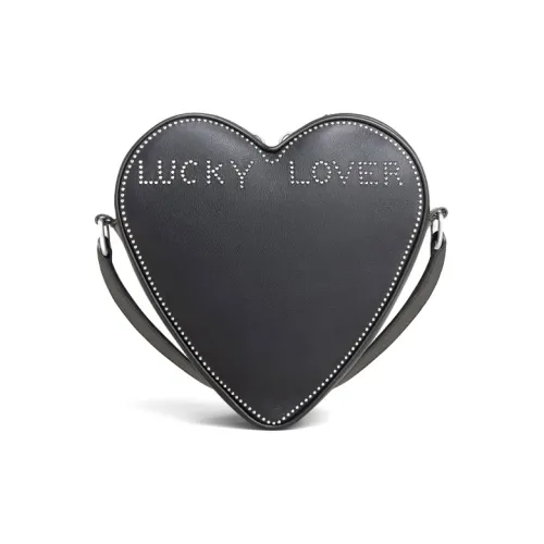 CELINE SARA YUKIKO Коллаборация Гладкая коровья кожа Сумка через плечо Сумка на плечо Унисекс Черный