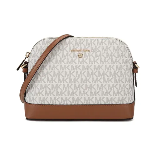 MICHAEL KORS Jet Set CharmJet Набор Кожа Сумка-купол Сумка через плечо Большая Женская Ванильный Белый