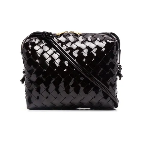 Bottega Veneta Телячья кожа Сумка через плечо Унисекс Черный