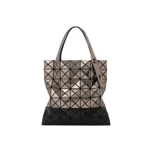 ISSEY MIYAKE Платина Полиэстер Тоут Сумка Сумка для покупок Сумка на плечо Сумка Женская Cannon Barrel Коричневый