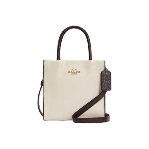 COACH Cally Галечная кожа с цветным холстом сумка с боковинами-гармошками сумка сумка через плечо сумка через плечо мини женская