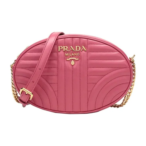PRADA Сумка через плечо из коровьей кожи сумка на плечо женская розовый цвет пиона