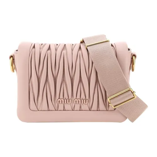 MIU MIU Lambskin Сумка через плечо Женская Розовая