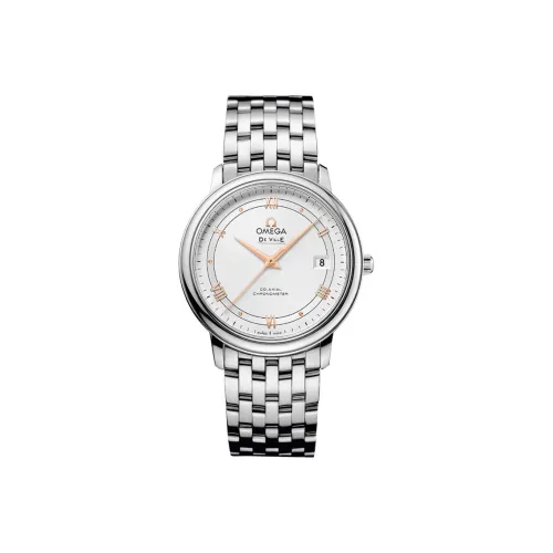 OMEGA Автоматический Механический Часы Мужские Elegant Saucer Series 36,8 мм Белые