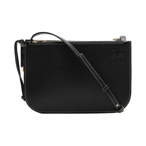 LOEWE Gate Телячья кожа Сумка через плечо Сумка на плечо Женская Черная