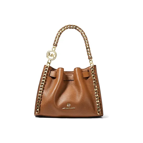 MICHAEL KORS Mina Кожа Сумка через плечо Сумка Маленькая Женская Кожа Коричневая