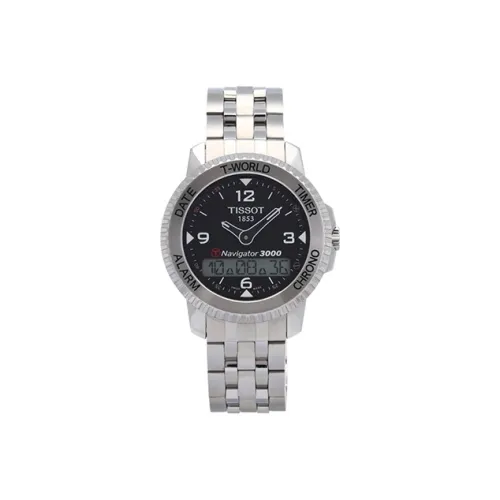 Tissot Quartz Механизм Мужские Часы серии Tengzhi Infinite 42,5мм*12,5мм Черные