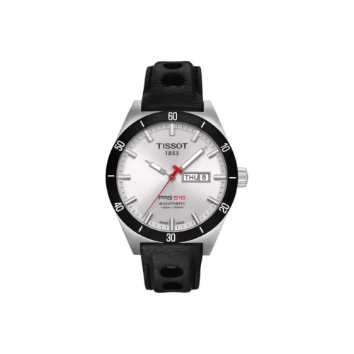 TISSOT Автоматический Механический Механизм Мужские Часы 42 мм Серебряный