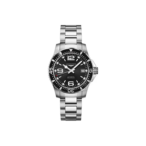 LONGINES Автоматический Механический Механизм Мужские Часы Comcast Diving Collection 39 мм Черные