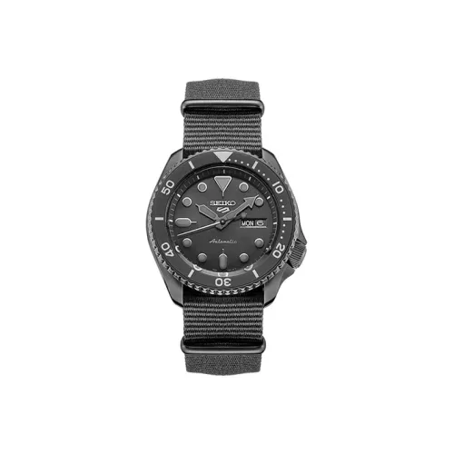 SEIKO Механический механизм Мужской часы SEIKO5 42,5 мм Серый