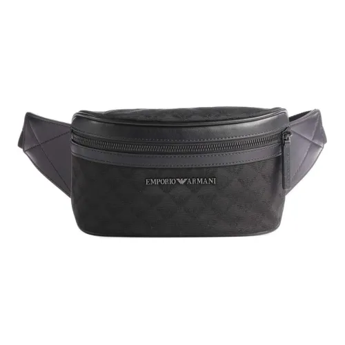 EMPORIO ARMANI Хлопок с полиэстером сумка через плечо поясная сумка стандартная мужская черная