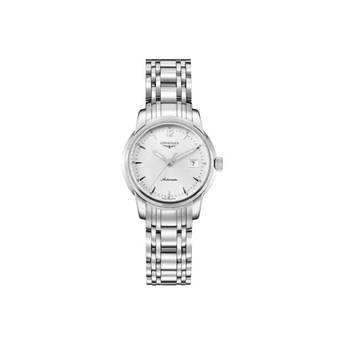 LONGINES Автоматический механический механизм Женские часы Soimia Collection 30MM Белый