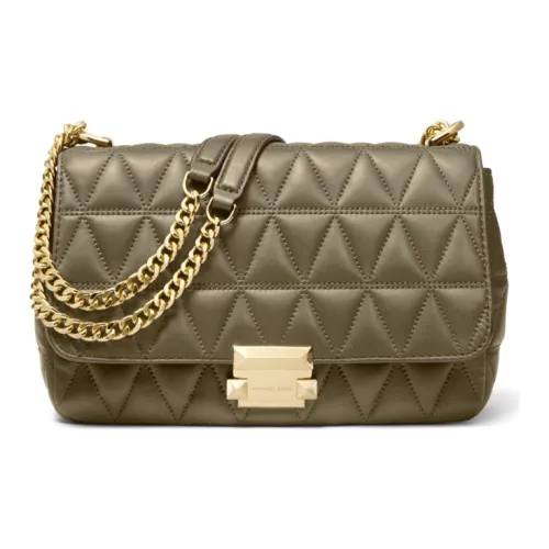 MICHAEL KORS MICHAEL KORS Luggage Collection Овчина Сумка через плечо Большая Женская Армейский зеленый