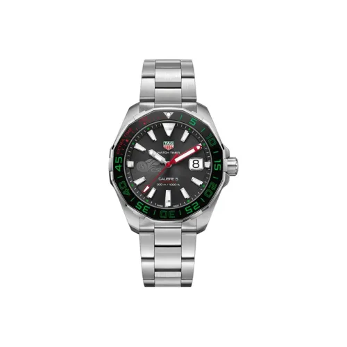 TAG HEUER Механический механизм Мужские часы Aquaracer Collection 43 мм Черные