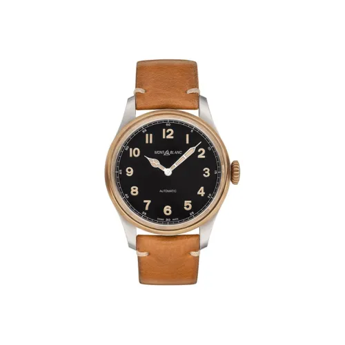 MONTBLANC 1858 Collection Автоматический Механический Часы Мужские 44 мм Черный Циферблат