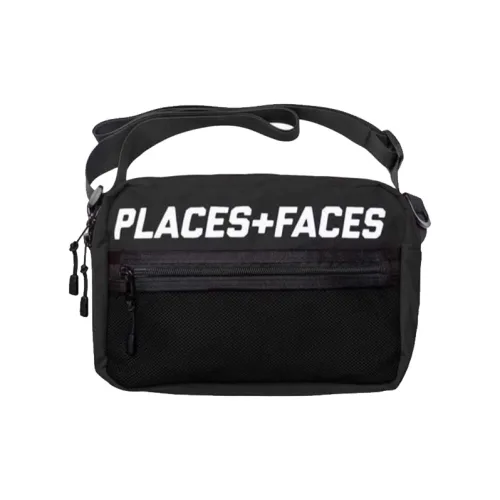 PLACES+FACES Полиэстер Сумка через плечо Стандартная Унисекс Черная