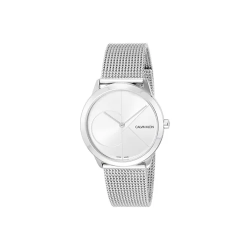 Calvin Klein Кварцевый Movement Унисекс CK Quartz Часы 35 мм Серебряные