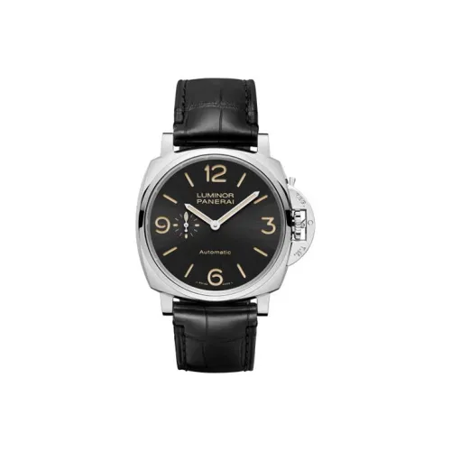 PANERAI Автоматический Механический Мужской Часы LUMINOR DUE LUMINO Collection 45 мм Черные