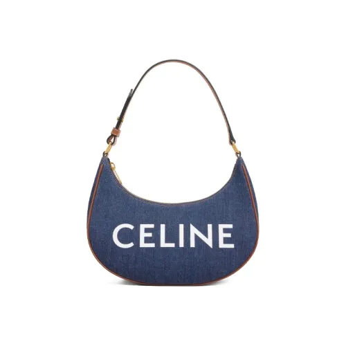 CELINE Сумка из ткани с коровьей кожей сумка через плечо женская