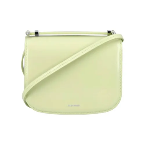 JIL SANDER Сумка через плечо из кожи женская зеленая