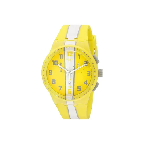 Swatch Quartz Movement Унисекс Часы 42mm*50,1mm Желтые