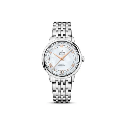 OMEGA Автоматический Механический Movement Женские Часы Elegant Saucer Series 32,7 мм Белый