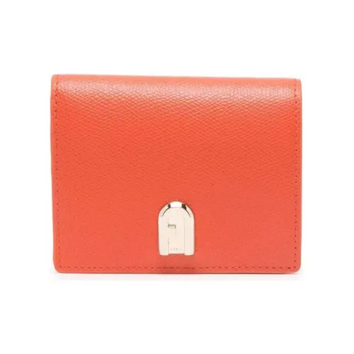 Furla 1927 Collection Телячья кожа Кошелек Маленький Женский Апельсин