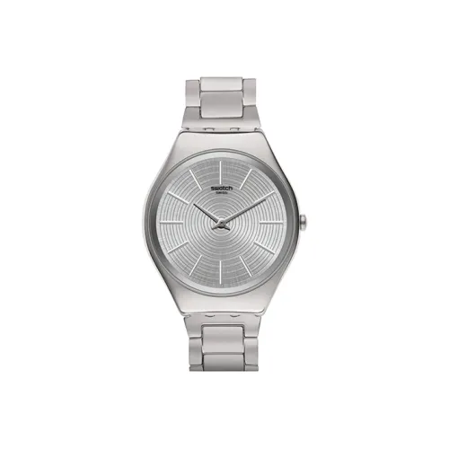 SWATCH HALO Коллекция Кварцевый механизм Унисекс Часы 38 мм Серебристый циферблат Корпус из нержавеющей стали Ремешок из нержавеющей стали